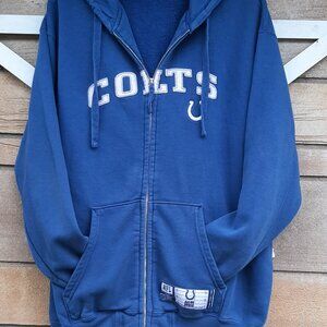 Vintage Indianapolis Colts Full Zip Jacket Size 22=M Y2K